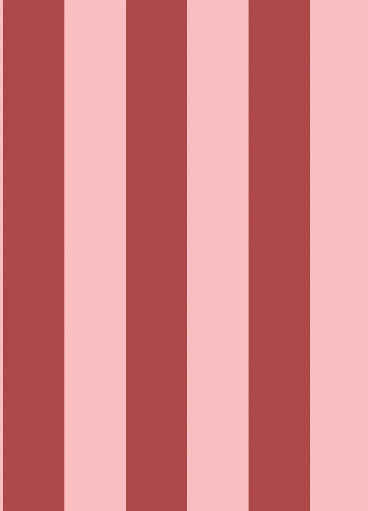 Happy Stripes, Raspberry Mural Wallpaper - pure wallpaper artwork