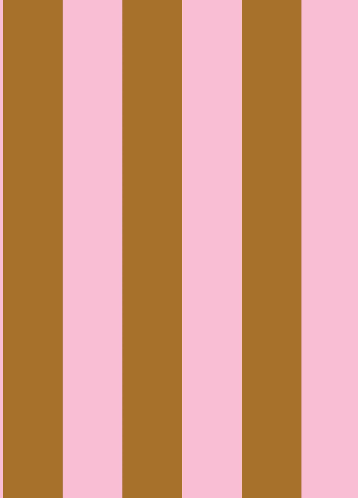 Happy Stripes, Fudge Mural Wallpaper - pure wallpaper artwork