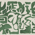 Harmony Forms, Green Mural Wallpaper - pure wallpaper artwork