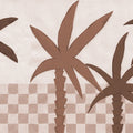 Palm Horizon, Light Brown Mural Wallpaper - pure wallpaper artwork