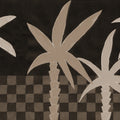 Palm Horizon, Dark Brown Mural Wallpaper - pure wallpaper artwork