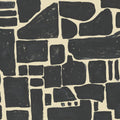 Block Print, Black Mural Wallpaper - pure wallpaper artwork