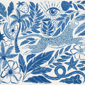 Midnight Tropics, Blue Mural Wallpaper - pure wallpaper artwork