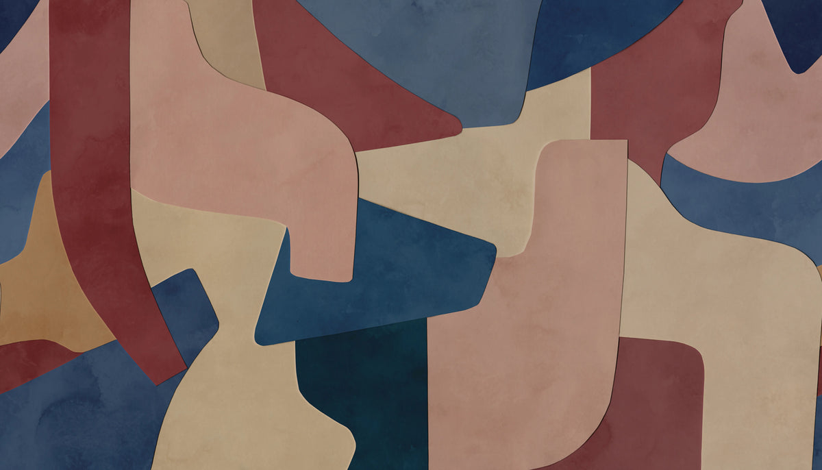 Serene Layers, Multi Mural Wallpaper - pure wallpaper artwork