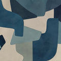 Serene Layers, Blue Mural Wallpaper - pure wallpaper artwork
