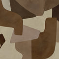 Serene Layers, Brown Mural Wallpaper - pure wallpaper artwork