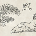 Antiquity, Black & White Mural Wallpaper - pure wallpaper artwork