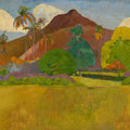 Tahitian Landscape Repeatable Mural Wallpaper - pure wallpaper artwork