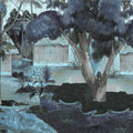 The Large Tree, Blue Mural Wallpaper - pure wallpaper artwork