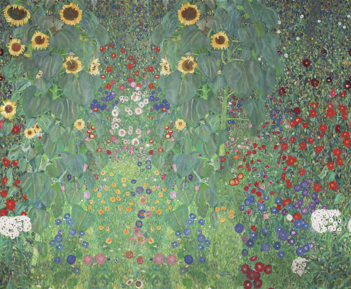 Farm Garden Repeatable Mural Wallpaper - pure wallpaper artwork