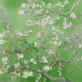 Almond Blossom, Green Mural Wallpaper - pure wallpaper artwork