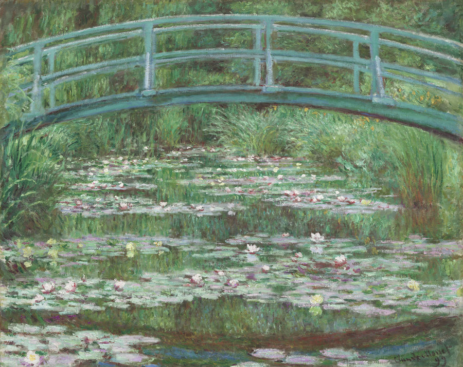 The Japanese Footbridge by Monet Mural Wallpaper