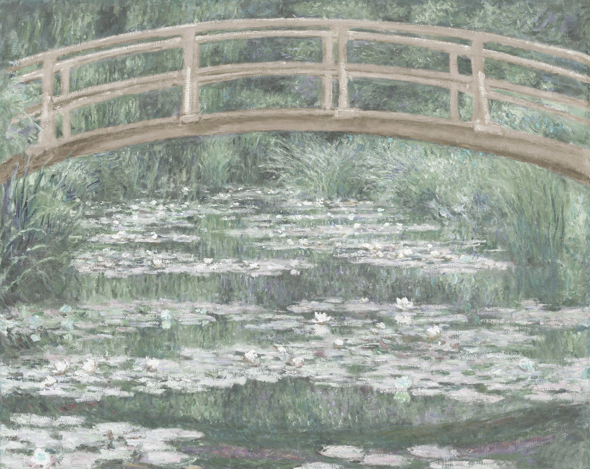 The Japanese Footbridge, Soft Mural Wallpaper - pure wallpaper artwork