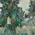 The Equatorial Jungle by Rousseau Mural Wallpaper - pure wallpaper artwork
