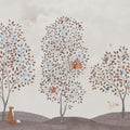 Happy Haven, Beige Mural Wallpaper - pure wallpaper artwork