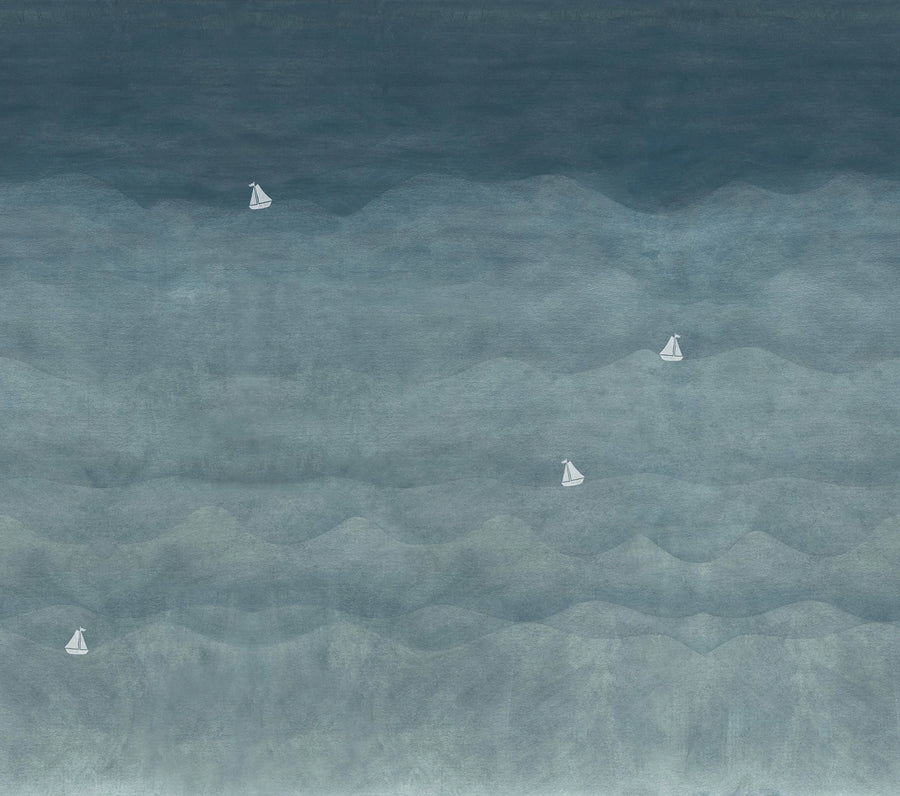 Sail Away, Boats Mural Wallpaper