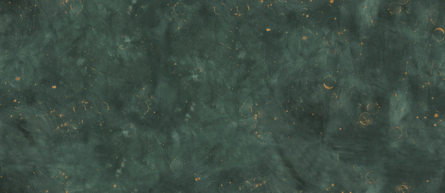 Sky Star, Dark Green Mural Wallpaper