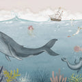 Under the Sea, Blue Mural Wallpaper - pure wallpaper artwork