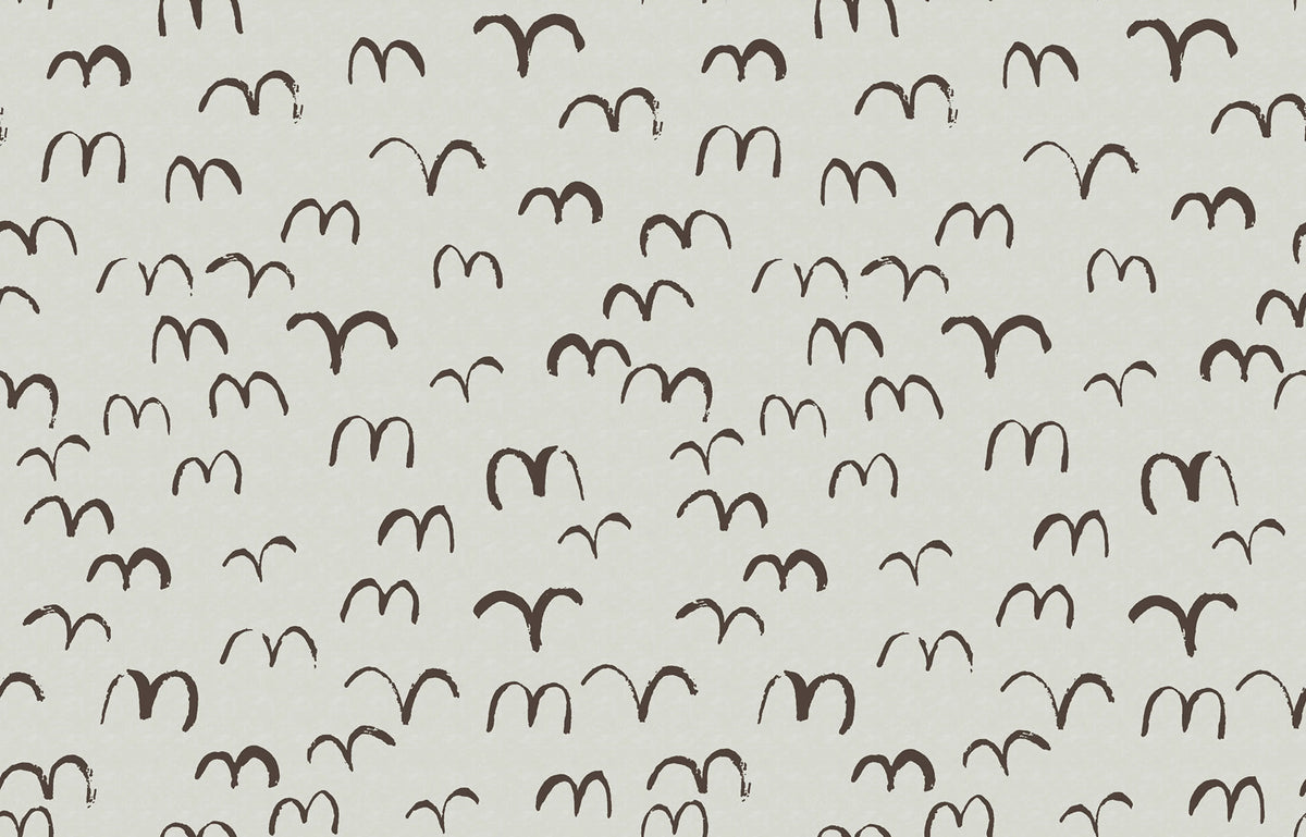 Bird, Brown Mural Wallpaper - pure wallpaper artwork