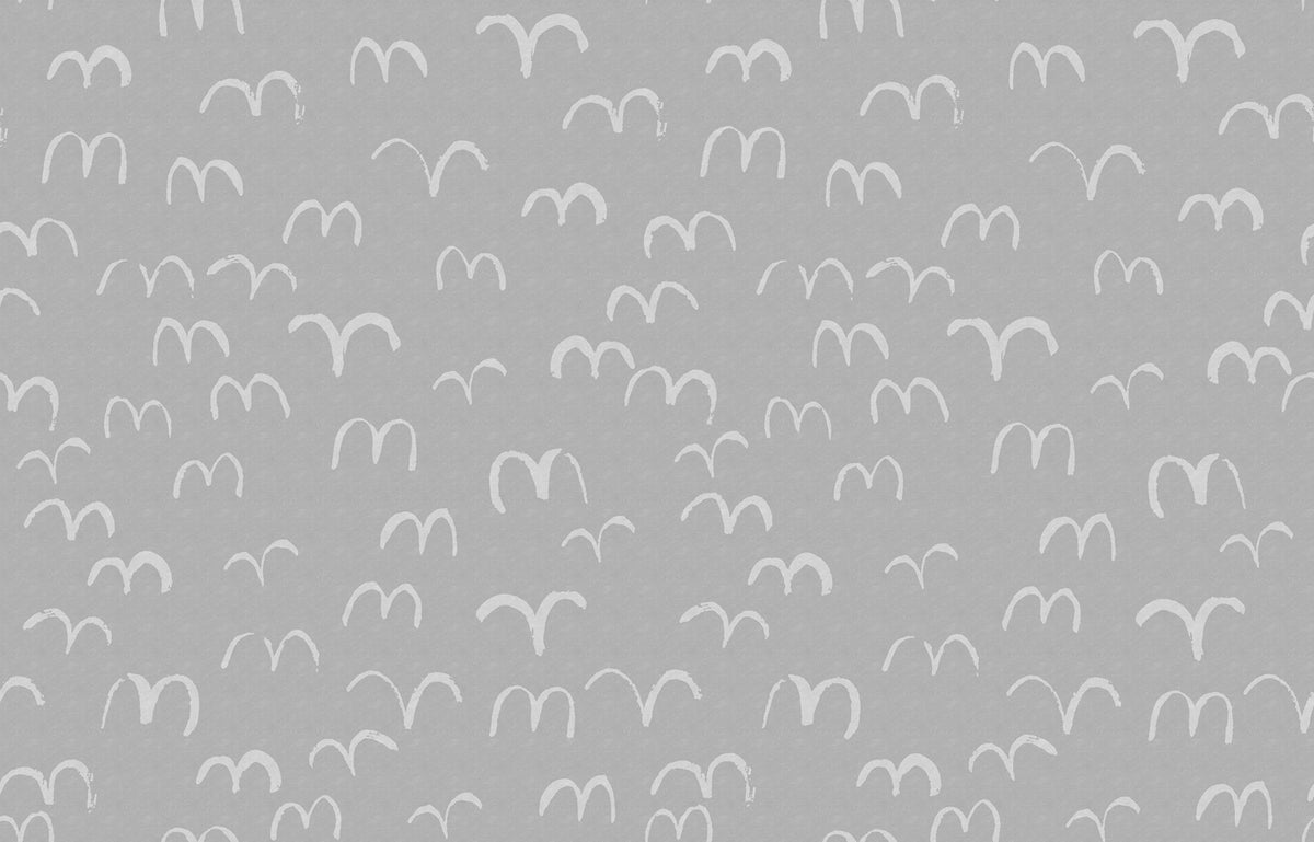 Bird, Gray Mural Wallpaper - pure wallpaper artwork