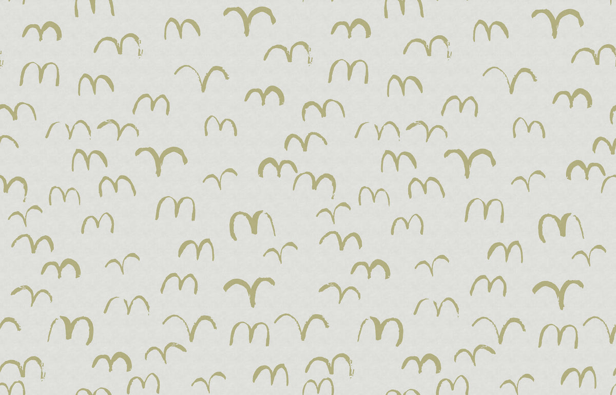 Bird, Yellow Mural Wallpaper - pure wallpaper artwork