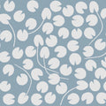 Water Lilies, Blue Mural Wallpaper - pure wallpaper artwork