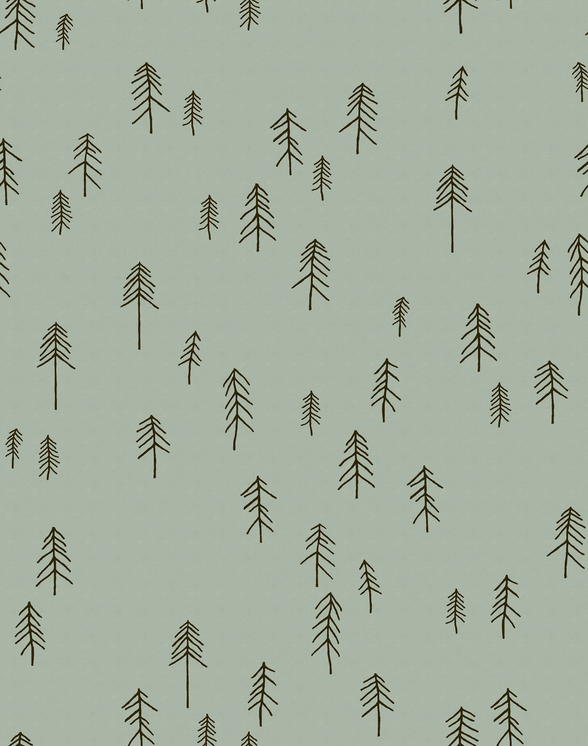 Tall, Darkgreen Mural Wallpaper - pure wallpaper artwork