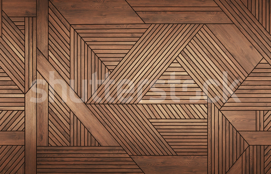 Wooden Art Bold, Teak Mural Wallpaper