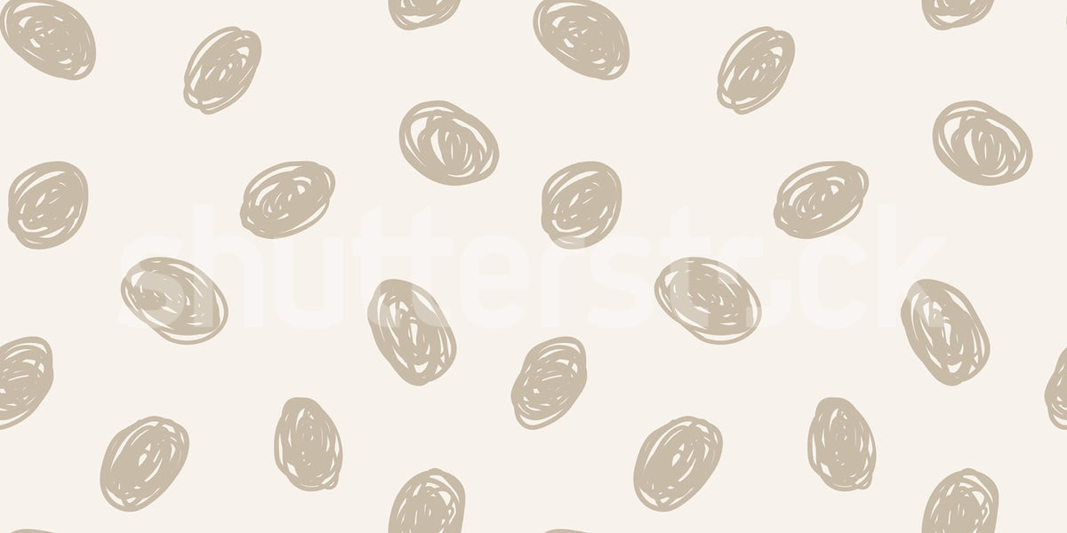 Doodle Dots, Beige Mural Wallpaper - pure wallpaper artwork