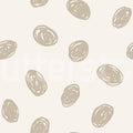 Doodle Dots, Beige Mural Wallpaper - pure wallpaper artwork