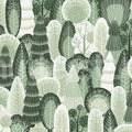 Artsy Trees, Green Mural Wallpaper - pure wallpaper artwork