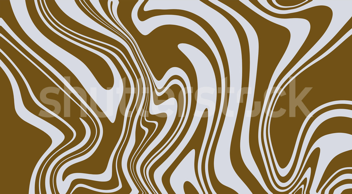 Swirly, Brown Mural Wallpaper - pure wallpaper artwork