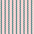 Wobbly Stripe, Pink Mural Wallpaper - pure wallpaper artwork