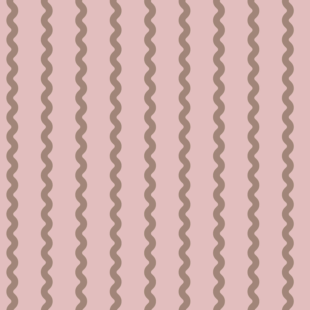 Wobbly Stripe, Soft Pink Mural Wallpaper - pure wallpaper artwork