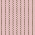 Wobbly Stripe, Soft Pink Mural Wallpaper - pure wallpaper artwork