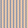 Wobbly Stripe, Blue Mural Wallpaper - pure wallpaper artwork