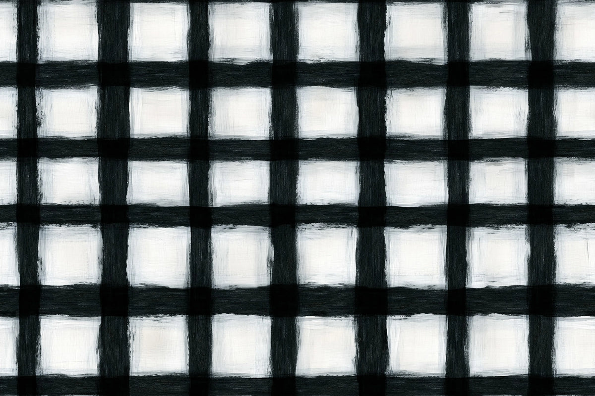 Painted Square, Black & White Mural Wallpaper - pure wallpaper artwork