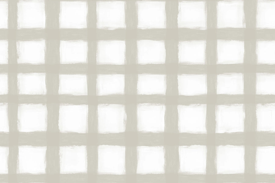 Painted Square, Beige Mural Wallpaper