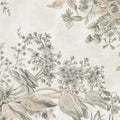 Bold Floral, Beige Mural Wallpaper - pure wallpaper artwork