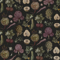 Vintage Greens, Black Mural Wallpaper - pure wallpaper artwork