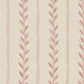 Bayleaf Stripe, Pink Mural Wallpaper - pure wallpaper artwork