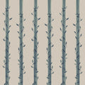 Leafy Stripes, Blue Mural Wallpaper - pure wallpaper artwork