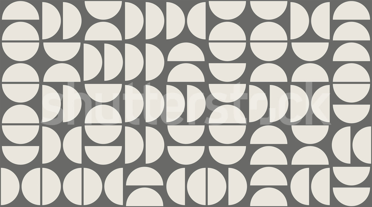 Geometry Shapes, Ash Mural Wallpaper - pure wallpaper artwork