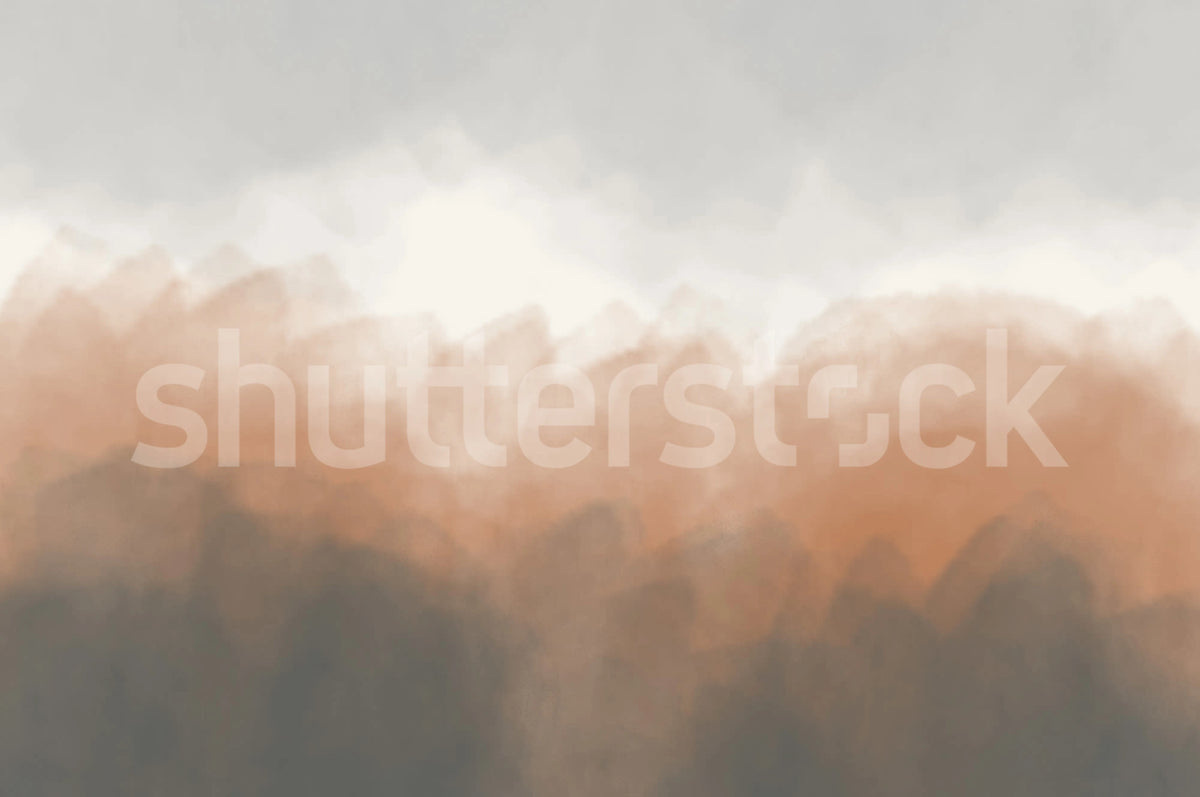 Color Fog, Rust Mural Wallpaper - pure wallpaper artwork