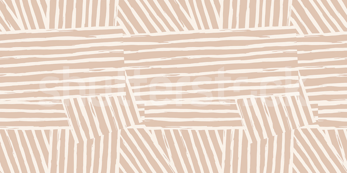 Geometric Lines, Beige Mural Wallpaper - pure wallpaper artwork