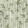 Bamboo Forest, Green Mural Wallpaper - pure wallpaper artwork