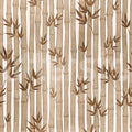 Bamboo Forest, Brown Mural Wallpaper - pure wallpaper artwork