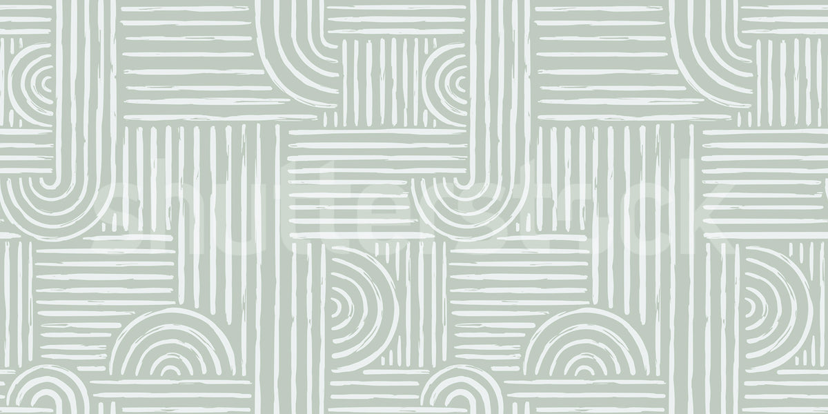 Graphic Vaults, Green Mural Wallpaper - pure wallpaper artwork