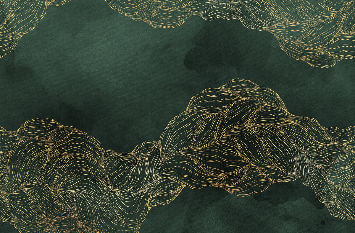 Opulence Dots, Jade Mural Wallpaper - pure wallpaper artwork