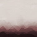 Gradient Flow, Burgundy Mural Wallpaper - pure wallpaper artwork